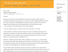 Tablet Screenshot of blog.eclassifieds4u.com