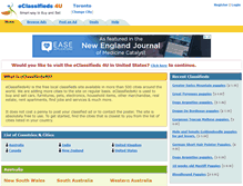 Tablet Screenshot of eclassifieds4u.com